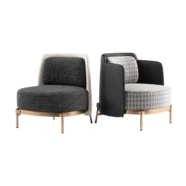 Minotti tape armchairs
